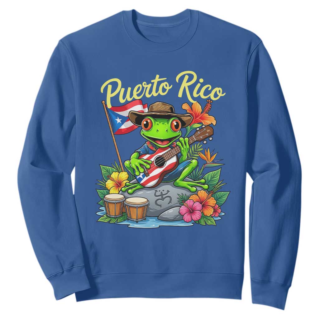 Hispanic Heritage Month Sweatshirt Taino Boricua Coqui Frog Puerto Rico