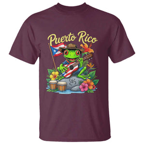 Hispanic Heritage Month T Shirt Taino Boricua Coqui Frog Puerto Rico