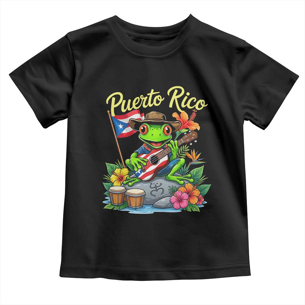 Hispanic Heritage Month Toddler T Shirt Taino Boricua Coqui Frog Puerto Rico