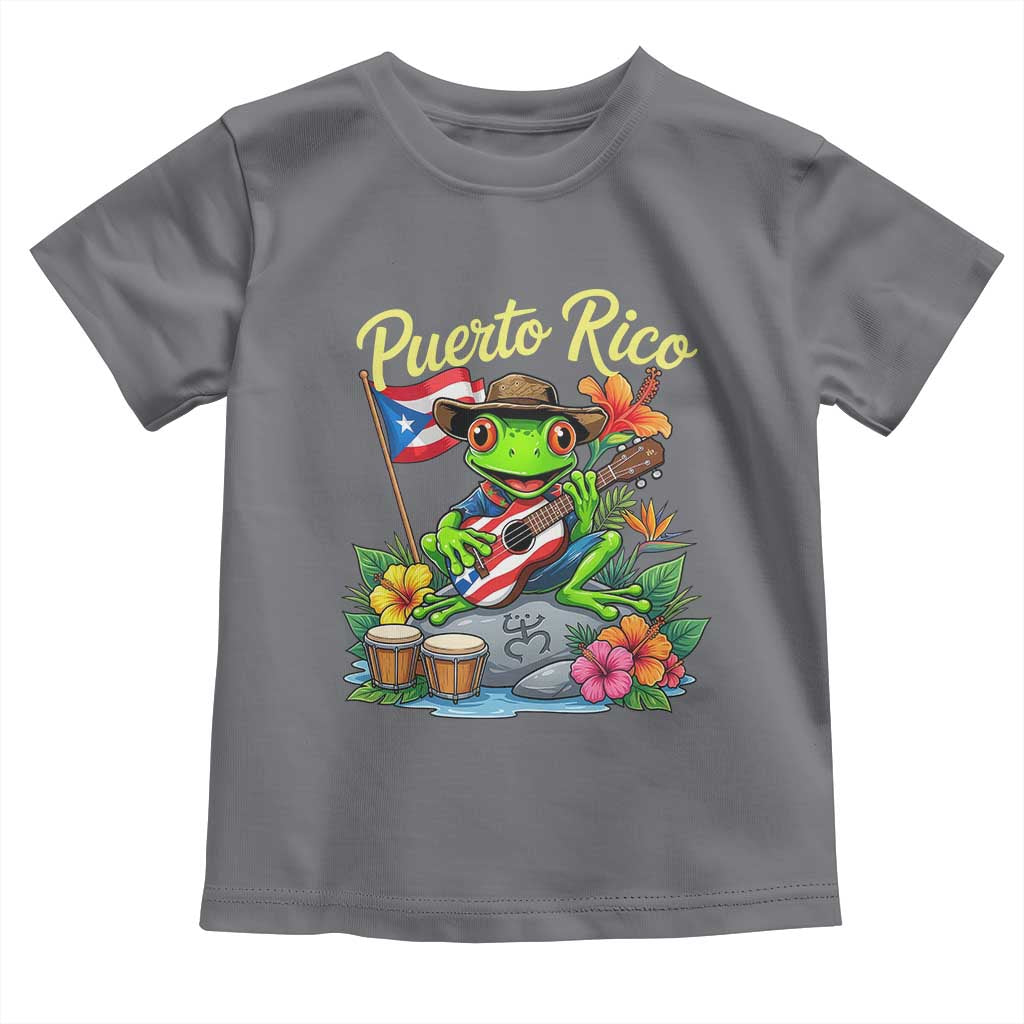 Hispanic Heritage Month Toddler T Shirt Taino Boricua Coqui Frog Puerto Rico
