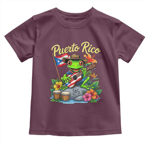 Hispanic Heritage Month Toddler T Shirt Taino Boricua Coqui Frog Puerto Rico