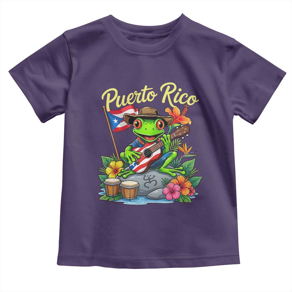 Hispanic Heritage Month Toddler T Shirt Taino Boricua Coqui Frog Puerto Rico