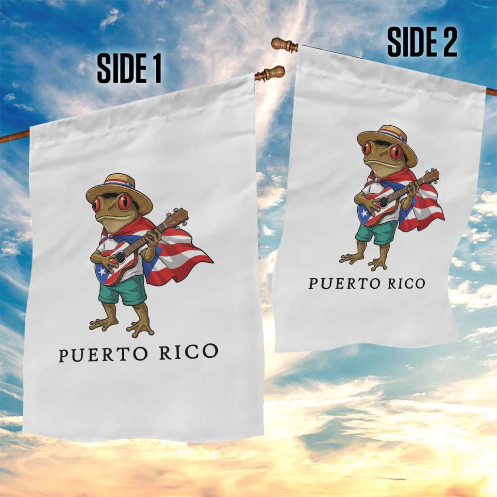 Coqui Frog Puerto Rico Garden Flag Boricua Taino Island Pride