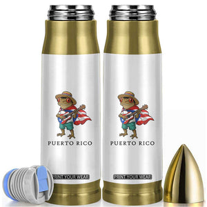 Coqui Frog Puerto Rico Bullet Tumbler Boricua Taino Island Pride