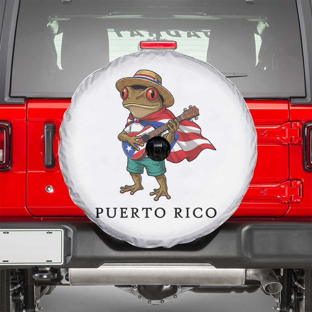 Coqui Frog Puerto Rico Spare Tire Cover Boricua Taino Island Pride