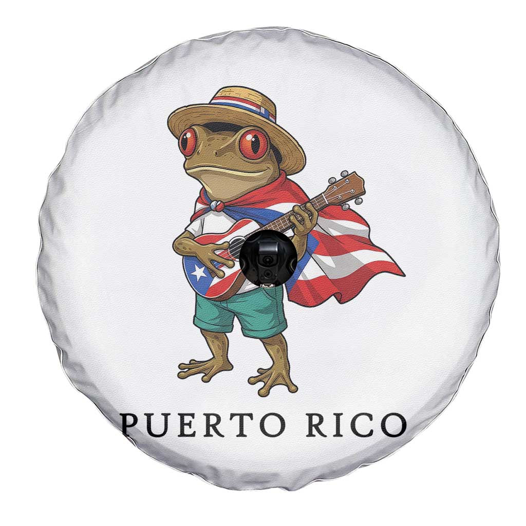 Coqui Frog Puerto Rico Spare Tire Cover Boricua Taino Island Pride