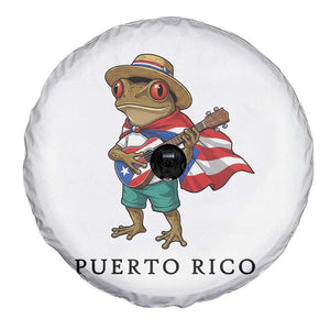 Coqui Frog Puerto Rico Spare Tire Cover Boricua Taino Island Pride