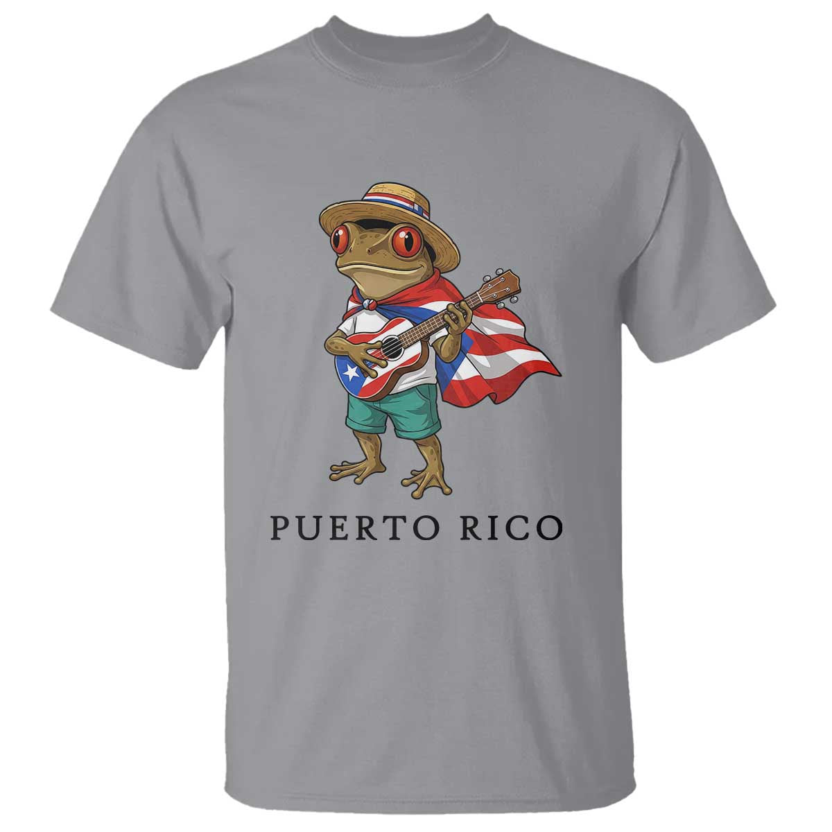 Coqui Frog Puerto Rico T Shirt Boricua Taino Island Pride