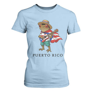 Coqui Frog Puerto Rico T Shirt For Women Boricua Taino Island Pride