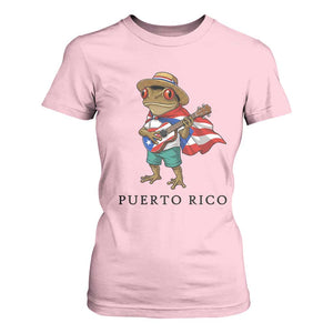 Coqui Frog Puerto Rico T Shirt For Women Boricua Taino Island Pride