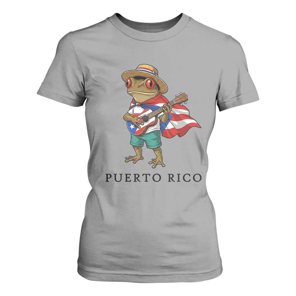 Coqui Frog Puerto Rico T Shirt For Women Boricua Taino Island Pride