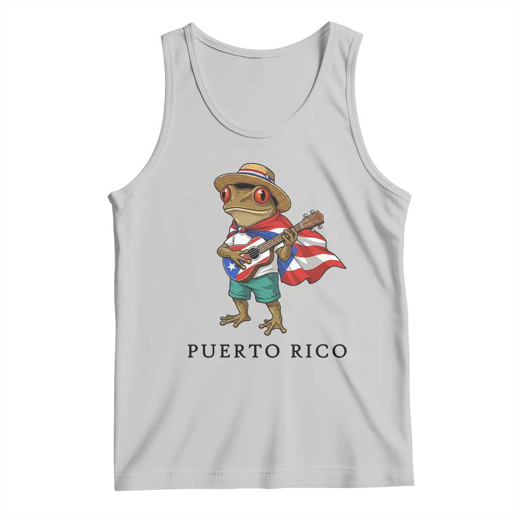 Coqui Frog Puerto Rico Tank Top Boricua Taino Island Pride