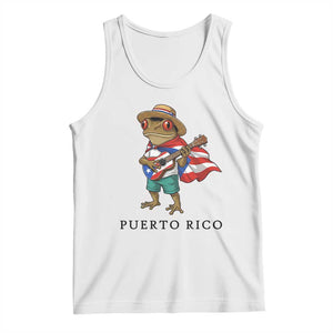 Coqui Frog Puerto Rico Tank Top Boricua Taino Island Pride