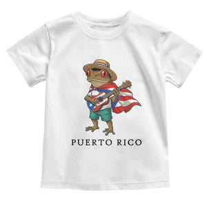Coqui Frog Puerto Rico Toddler T Shirt Boricua Taino Island Pride