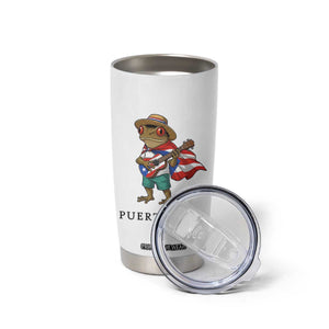 Coqui Frog Puerto Rico Tumbler Cup Boricua Taino Island Pride