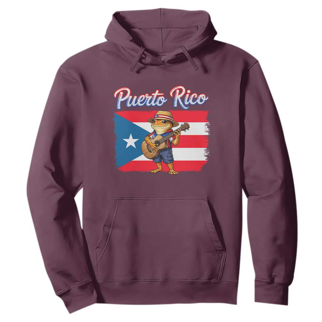Coqui Frog Puerto Rico Flag Hoodie Puerto Rican Taino Boricua