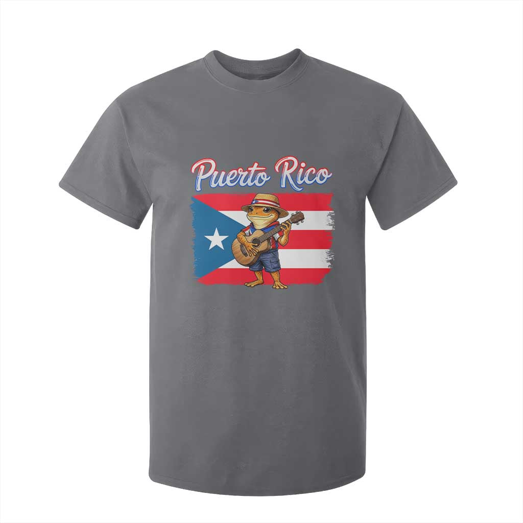 Coqui Frog Puerto Rico Flag T Shirt For Kid Puerto Rican Taino Boricua