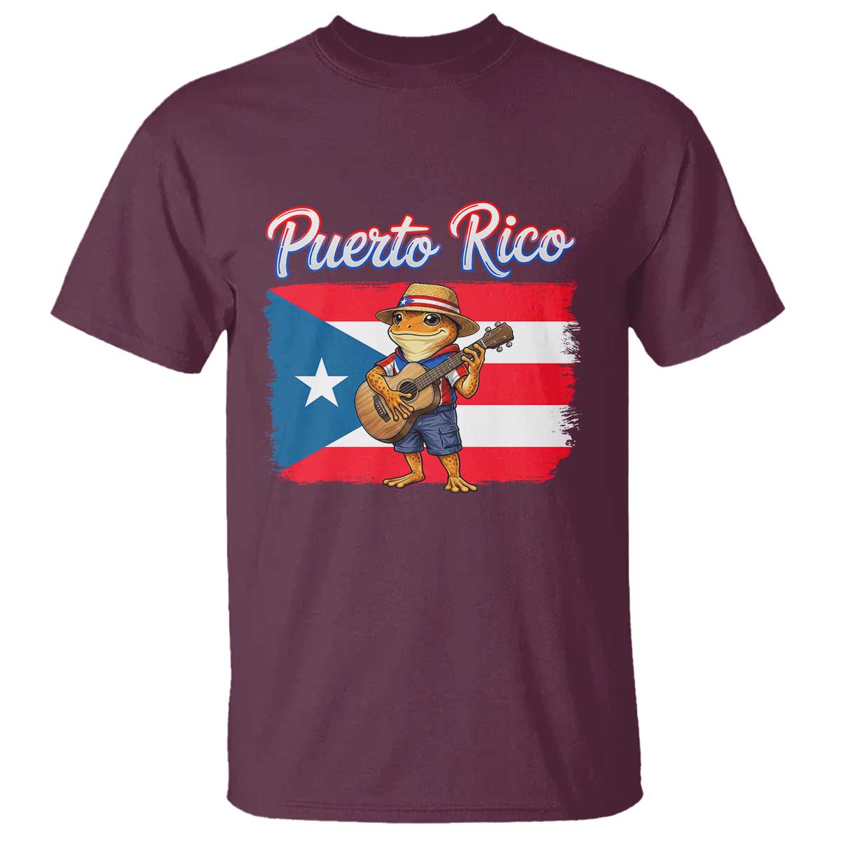 Coqui Frog Puerto Rico Flag T Shirt Puerto Rican Taino Boricua