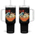 Funny Cat Ramen Tumbler With Handle Cute Japanese Sushi Kitty Eating Noodles TS14 One Size: 40 oz Black Print Your Wear