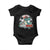Mamasaurus Dinosaur Baby Onesie Funny Grandma Saurus Family Matching TS14 Black Print Your Wear
