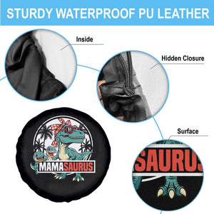 Mamasaurus Dinosaur Spare Tire Cover Funny Grandma Saurus Family Matching TS14 Print Your Wear