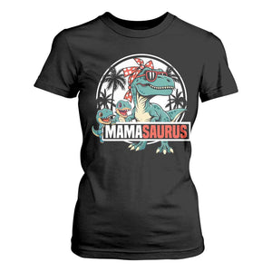 Mamasaurus Dinosaur T Shirt For Women Funny Grandma Saurus Family Matching TS14 Black Print Your Wear