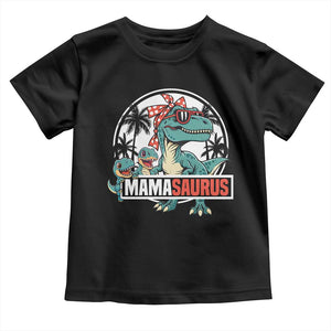 Mamasaurus Dinosaur Toddler T Shirt Funny Grandma Saurus Family Matching TS14 Black Print Your Wear