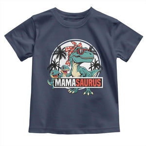 Mamasaurus Dinosaur Toddler T Shirt Funny Grandma Saurus Family Matching TS14 Navy Print Your Wear