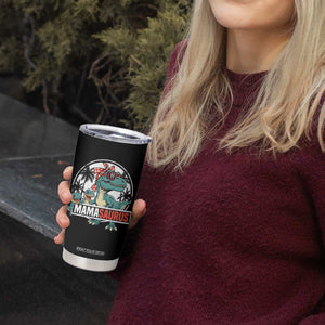 Mamasaurus Dinosaur Tumbler Cup Funny Grandma Saurus Family Matching TS14 Print Your Wear