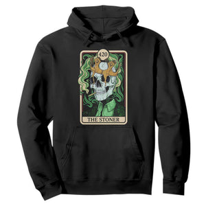 Skeleton Smokes Hoodie The Stoner Weed Lover Cannabis 420 TS14 Black Print Your Wear