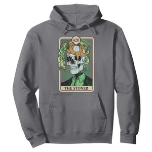 Skeleton Smokes Hoodie The Stoner Weed Lover Cannabis 420 TS14 Charcoal Print Your Wear