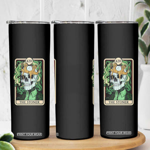 Skeleton Smokes Skinny Tumbler The Stoner Weed Lover Cannabis 420 TS14 Print Your Wear