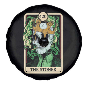 Skeleton Smokes Spare Tire Cover The Stoner Weed Lover Cannabis 420 TS14 Print Your Wear