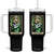 Skeleton Smokes Tumbler With Handle The Stoner Weed Lover Cannabis 420 TS14 One Size: 40 oz Black Print Your Wear