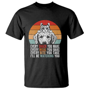 Every Snack You Make T Shirt Funny Dog Cat Lovers TS14 Black Print Your Wear