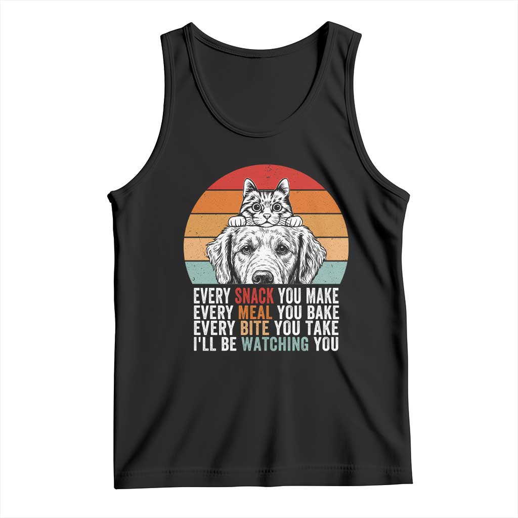 Every Snack You Make Tank Top Funny Dog Cat Lovers TS14 Black Print Your Wear