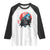 Samurai Cat Shark Raglan Shirt Retro Japanese Animal Warrior Art TS14 White Black Print Your Wear