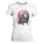 Samurai Cat Shark T Shirt For Women Retro Japanese Animal Warrior Art TS14 White Print Your Wear