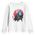 Samurai Cat Shark Youth Sweatshirt Retro Japanese Animal Warrior Art TS14 White Print Your Wear