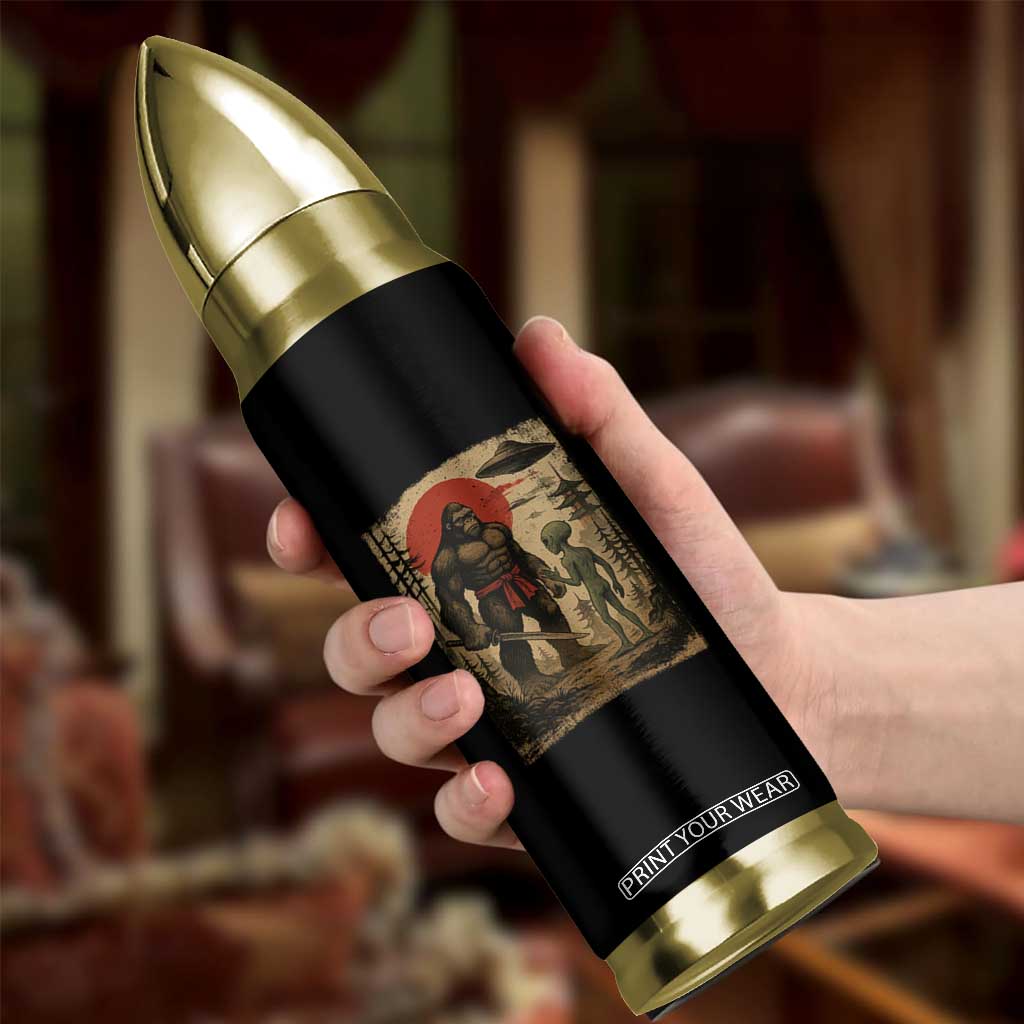 Samurai Bigfoot Japanese UFO Bullet Tumbler Sasquatch Ailen Ukiyo-e TS14 Print Your Wear