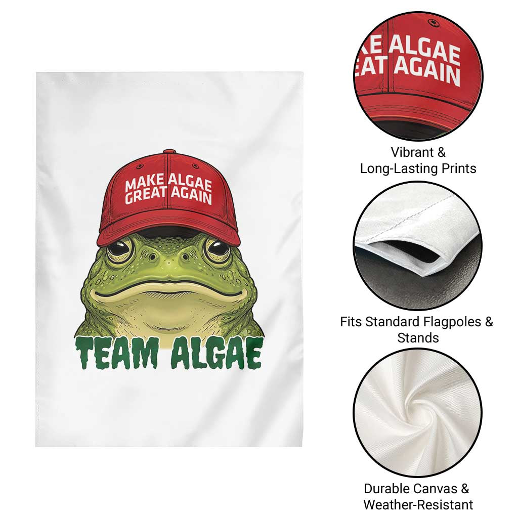 Make Algae Great Again Garden Flag Funny Political Satire Nature Lover Gift TS14 Print Your Wear