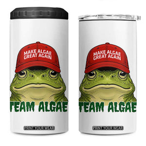 Make Algae Great Again 4 in 1 Can Cooler Tumbler Funny Political Satire Nature Lover Gift TS14 One Size: 16 oz White Print Your Wear