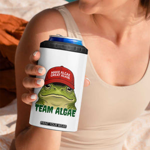 Make Algae Great Again 4 in 1 Can Cooler Tumbler Funny Political Satire Nature Lover Gift TS14 Print Your Wear
