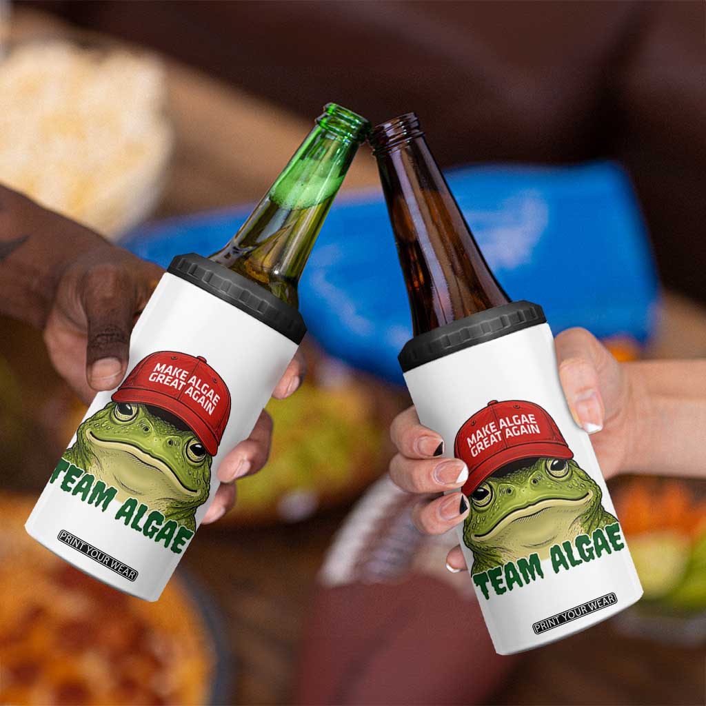 Make Algae Great Again 4 in 1 Can Cooler Tumbler Funny Political Satire Nature Lover Gift TS14 Print Your Wear
