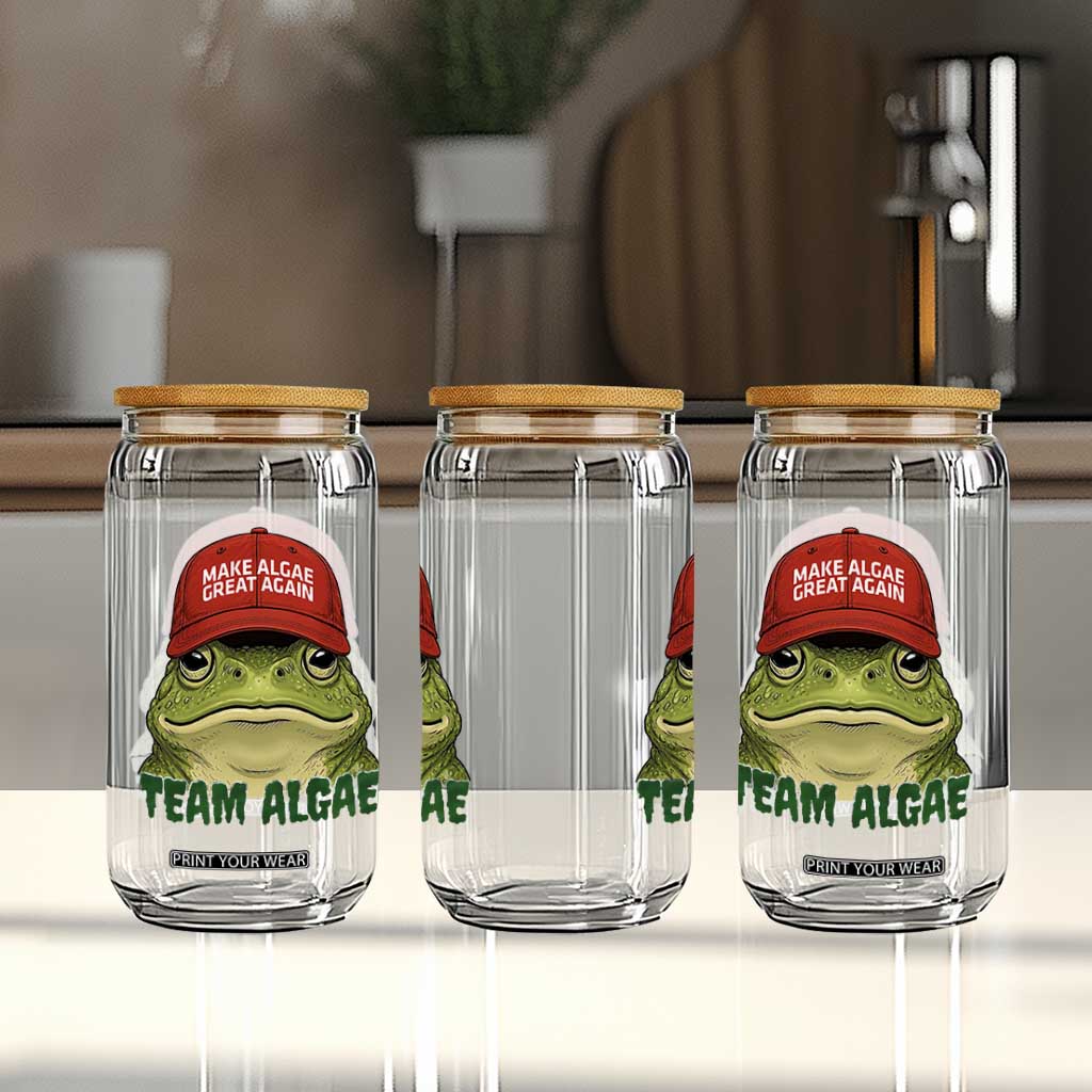 Make Algae Great Again Glass Can Funny Political Satire Nature Lover Gift TS14 Print Your Wear