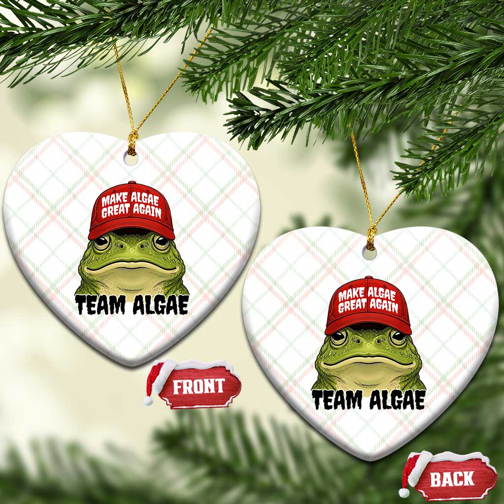 Make Algae Great Again Ceramic Ornament Funny Political Satire Nature Lover Gift TS14 Print Your Wear