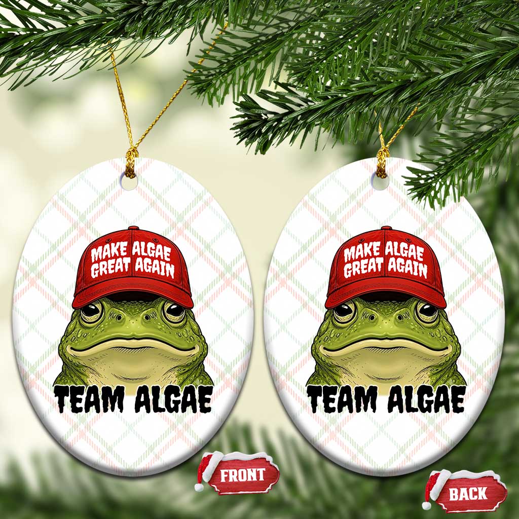 Make Algae Great Again Ceramic Ornament Funny Political Satire Nature Lover Gift TS14 Print Your Wear