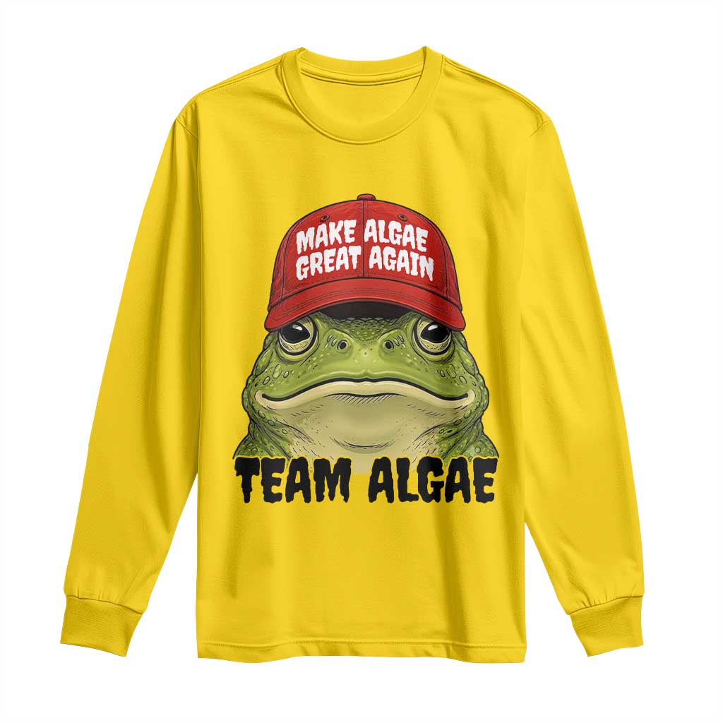 Make Algae Great Again Long Sleeve Shirt Funny Political Satire Nature Lover Gift TS14 Daisy Print Your Wear