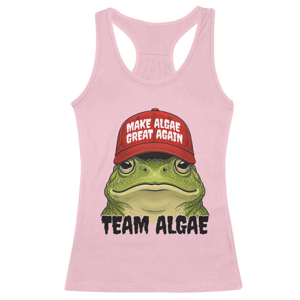 Make Algae Great Again Racerback Tank Top Funny Political Satire Nature Lover Gift TS14 Light Pink Print Your Wear