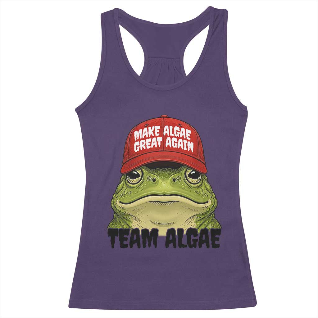 Make Algae Great Again Racerback Tank Top Funny Political Satire Nature Lover Gift TS14 Purple Print Your Wear